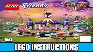 LEGO Friends 41685 Magical Funfair Roller Coaster building instructions