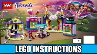 LEGO Friends 41687 Magical Funfair Stalls building instructions
