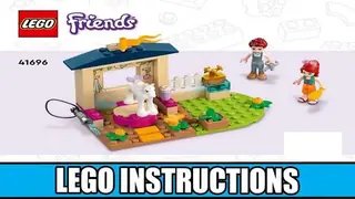 LEGO Friends 41696 Pony-Washing Stable building instructions
