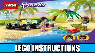 LEGO Friends 41697 Turtle Protection Vehicle building instructions