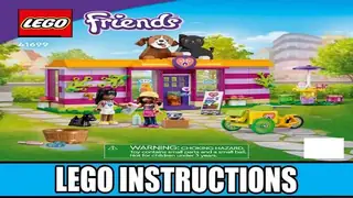 LEGO Friends 41699 Pet Adoption Café building instructions