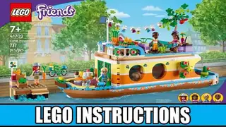LEGO Friends 41702 Canal Houseboat building instructions