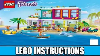 LEGO Friends 41709 Vacation Beach House building instructions