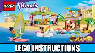 LEGO Friends 41710 Surfer Beach Fun building instructions