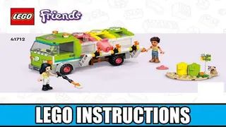 LEGO Friends 41712 Recycling Truck building instructions