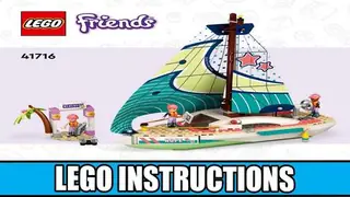 LEGO Friends 41716 Stephanie's Sailing Adventure building instructions