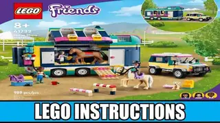LEGO Friends 41722 Horse Show Trailer building instructions