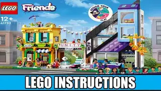 LEGO Friends 41732 Downtown Flower and Design Stores building instructions