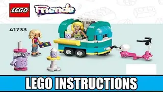 LEGO Friends 41733 Mobile Bubble Tea Shop building instructions