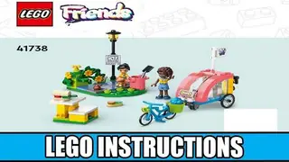 LEGO Friends 41738 Dog Rescue Bike building instructions