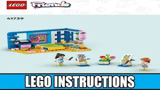 LEGO Friends 41739 Liann's Room building instructions