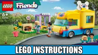 LEGO Friends 41741 Dog Rescue Van building instructions