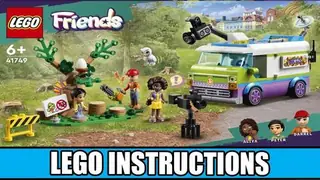 LEGO Friends 41749 Newsroom Van building instructions