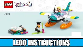 LEGO Friends 41752 Sea Rescue Plane building instructions