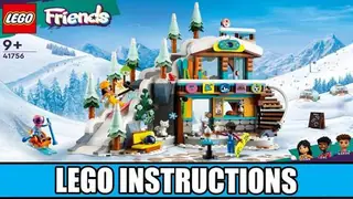 LEGO Friends 41756 Holiday Ski Slope and Cafe building instructions