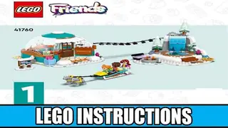 LEGO Friends 41760 Igloo Holiday Adventure building instructions