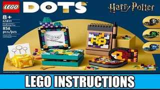 LEGO Dots 41811 Hogwarts Desktop Kit building instructions
