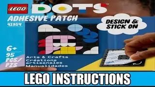 LEGO Dots 41954 Adhesive Patch building instructions