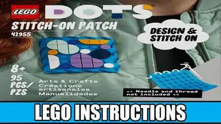 LEGO Dots 41955 Stitch-on Patch building instructions