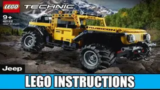 LEGO Technic 42122 Jeep Wrangler building instructions