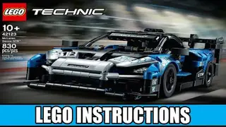 LEGO Technic 42123 McLaren Senna GTR building instructions