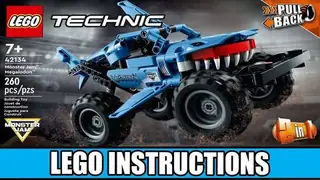 LEGO Technic 42134 Monster Jam Megalodon building instructions