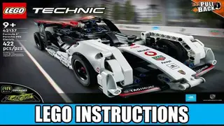 LEGO Technic 42137 Formula E Porsche 99x Electric building instructions