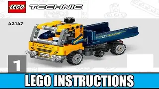 LEGO Technic 42147 Dump Truck building instructions