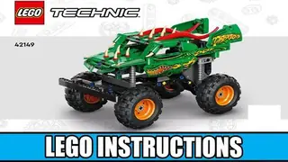 LEGO Technic 42149 Monster Jam Dragon building instructions