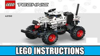 LEGO Technic 42150 Monster Jam Monster Mutt Dalmatian building instructions