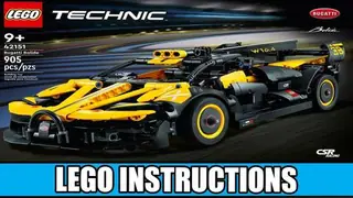 LEGO Technic 42151 Bugatti Bolide building instructions