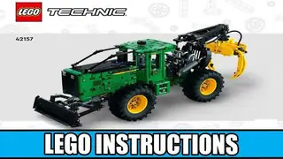 LEGO Technic 42157 John Deere 948L-II Skidder building instructions