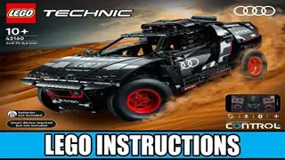 LEGO Technic 42160 Audi RS Q e-tron building instructions