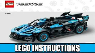 LEGO Technic 42162 Bugatti Bolide Agile Blue building instructions