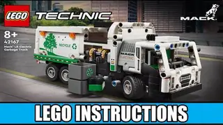 LEGO Technic 42167 Mack LR Electric Garbage Truck building instructions