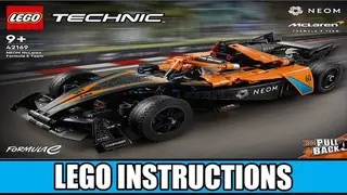 LEGO Technic 42169 NEOM McLaren Formula E Team building instructions