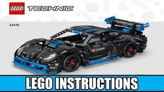 LEGO Technic 42176 Porsche GT4 e-Performance Race Car building instructions