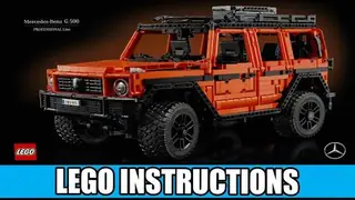 LEGO Technic 42177 Mercedes-Benz G 500 PROFESSIONAL Line building instructions