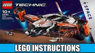 LEGO Technic 42181 VTOL Heavy Cargo Spaceship LT81 building instructions