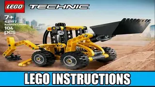 LEGO Technic 42197 Backhoe Loader building instructions