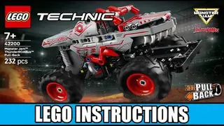 LEGO Technic 42200 Monster Jam ThunderROARus Pull-Back building instructions