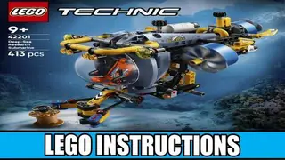 LEGO Technic 42201 Deep-Sea Research Submarine building instructions
