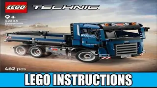 LEGO Technic 42203 Tipping Dump Truck building instructions