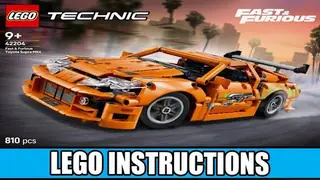 LEGO Technic 42204 Fast & Furious Toyota Supra MK4 building instructions