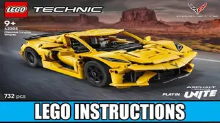 LEGO Technic 42205 Chevrolet Corvette Stingray building instructions