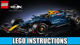 LEGO Technic 42206 Oracle Red Bull Racing RB20 F1 Car building instructions