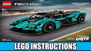 LEGO Technic 42208 Aston Martin Valkyrie building instructions