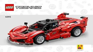 LEGO Technic 42212 Ferrari FXX K building instructions