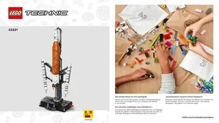 LEGO Technic 42221 NASA Artemis Space Launch System Rocket building instructions