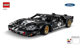 LEGO Technic 42223 1966 Ford GT40 MKII building instructions